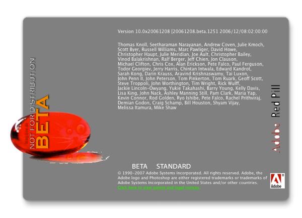 Photoshop CS3 beta Red Pill White Rabbit - cmd-alt-ber Photoshop<br>(Foto: 012)