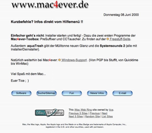 Bis Juni 2000<br>(Foto: 009)