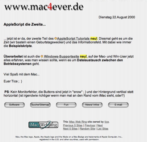 August 2000<br>(Foto: 010)