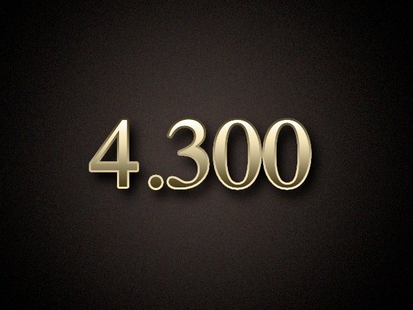 4300