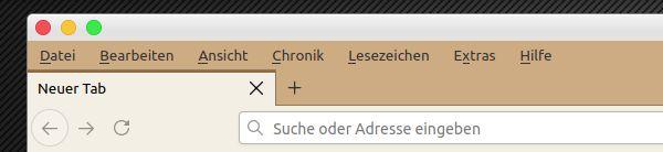 Firefox 89 Tab Problem geloest