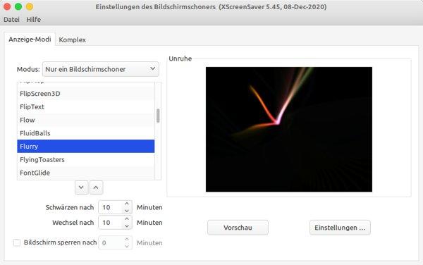 Linux Mint Screensaver