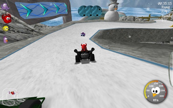 SuperTuxKart-Schneegipfel