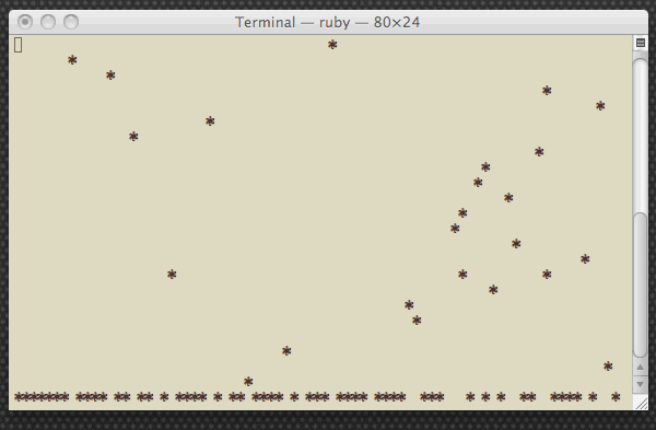 Terminal-Schnee