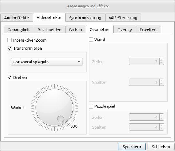 VLC Video Effekte