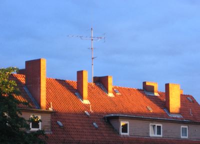 Abendsonne auf den Dächern Abendsonne auf den Dächern